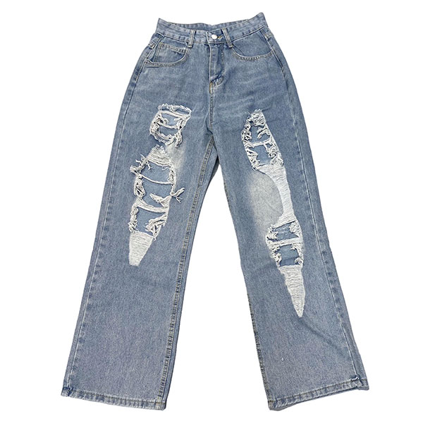 DAMAGE DENIM PANTS