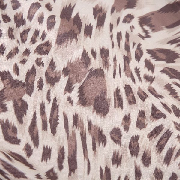 LEOPARD TRIM LACE SKIRT