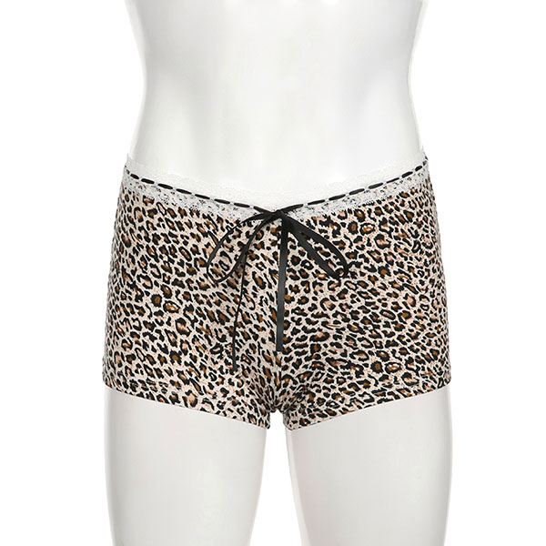 LEOPARD LACE SHORTS