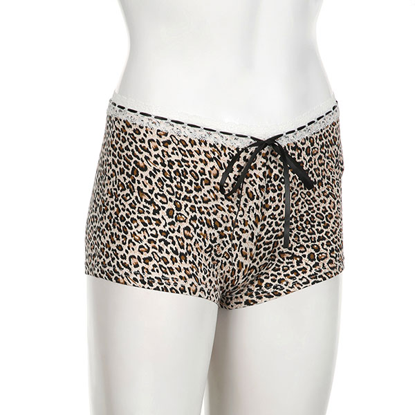 LEOPARD LACE SHORTS