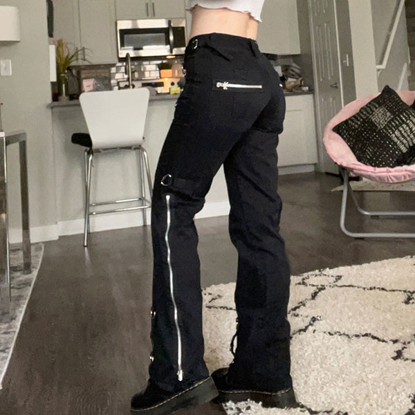 RING ZIP PANTS