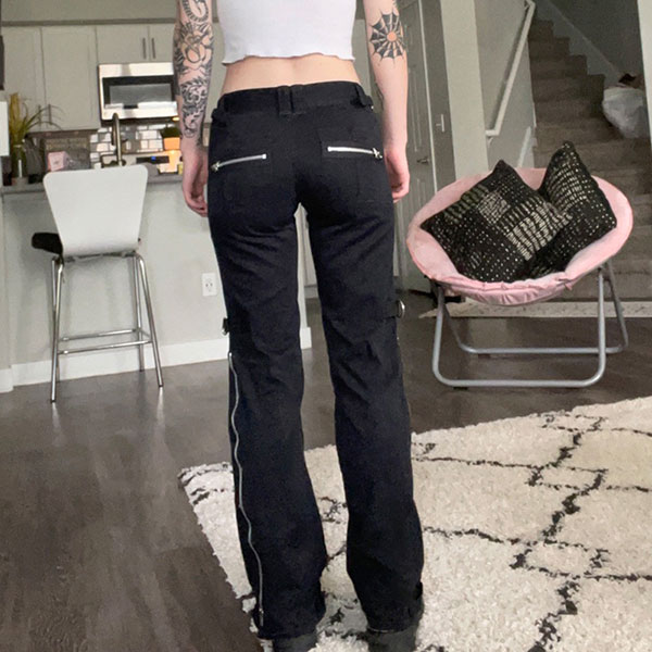 RING ZIP PANTS