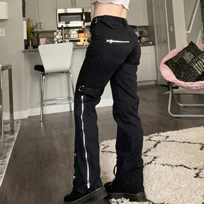 RING ZIP PANTS