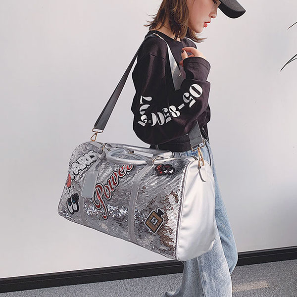SEQUINS BOSTON BAG