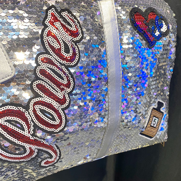 SEQUINS BOSTON BAG