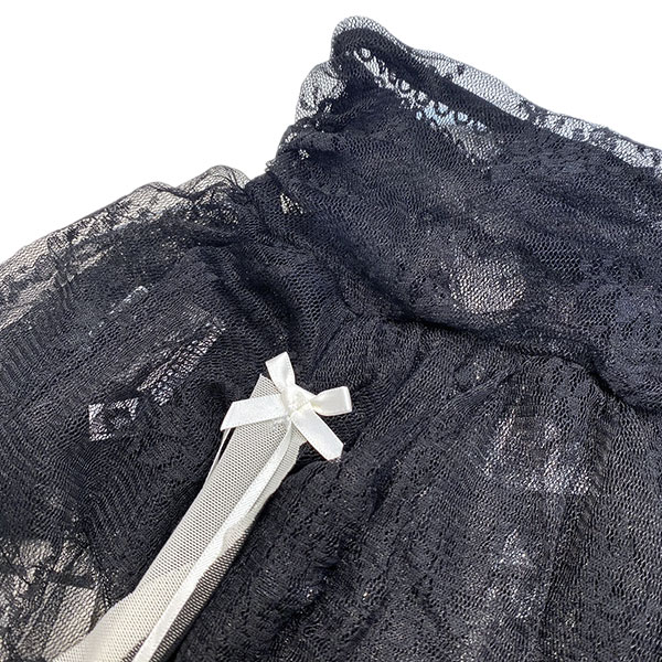 SHEER FRILL SKIRT