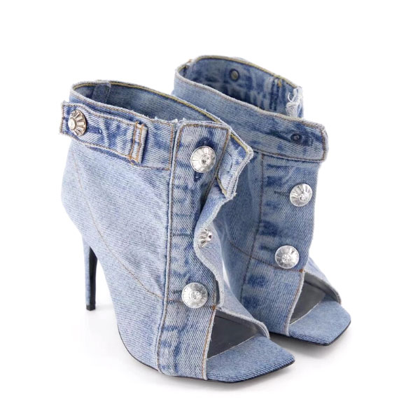 CONCHO DENIM SANDAL