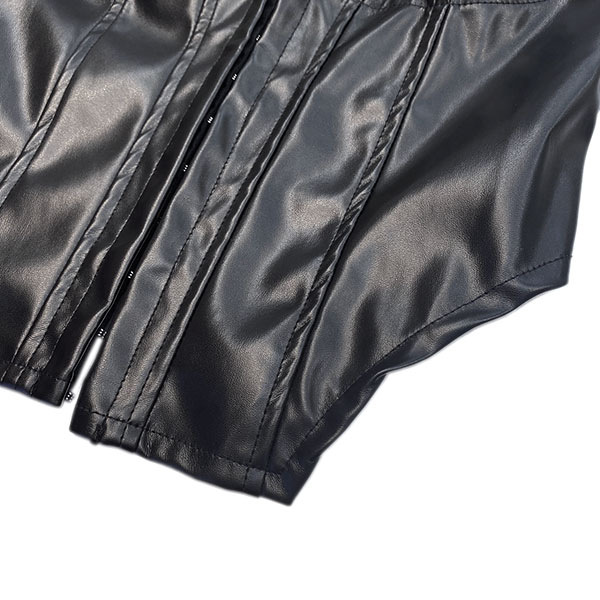ECO LEATHER HOLLOW VEST
