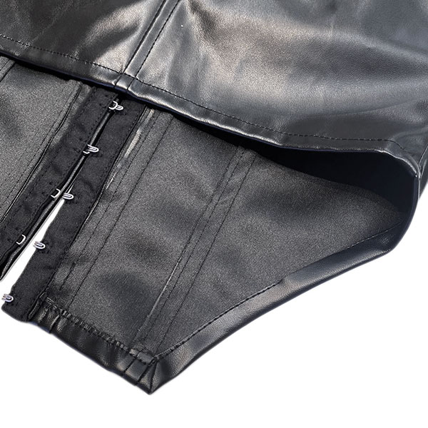 ECO LEATHER HOLLOW VEST