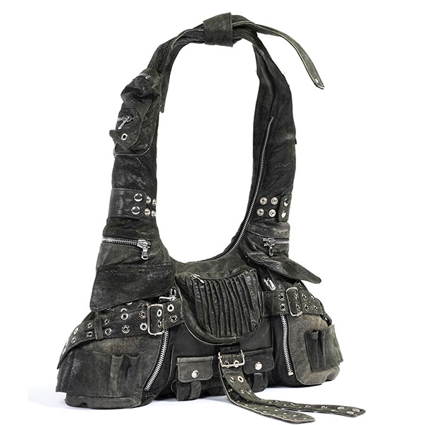 EYELET BELT SHOULDER BAG