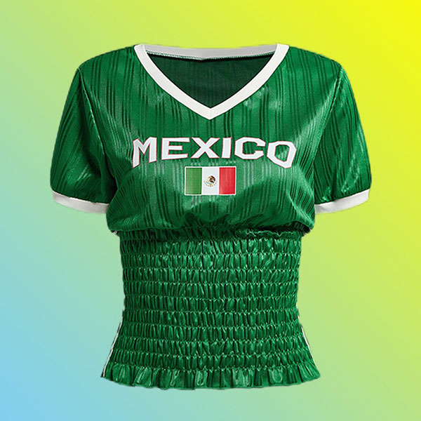 MEXICO GATHER SPORTS SHIRT