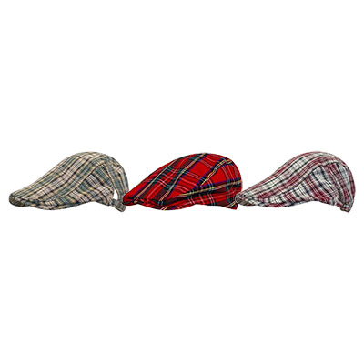 CHECK HUNTING CAP
