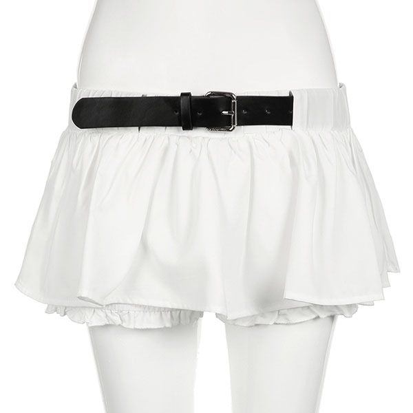 BELT FRILL SKORTS