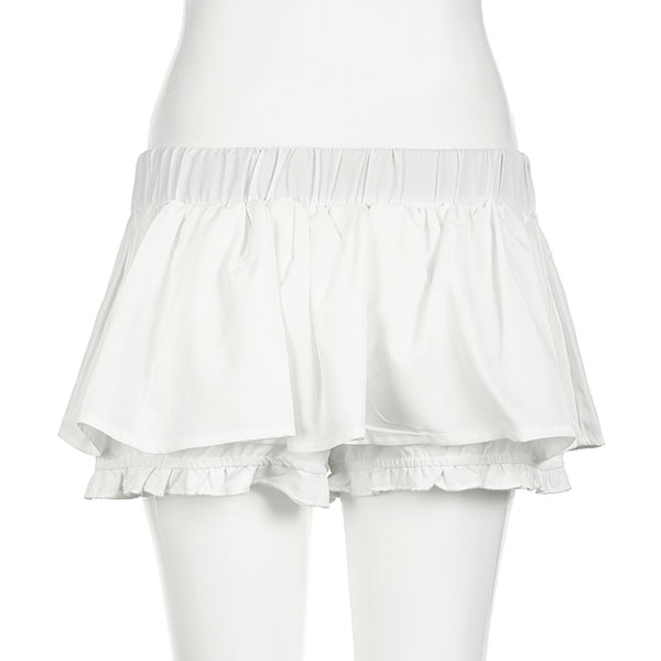 BELT FRILL SKORTS