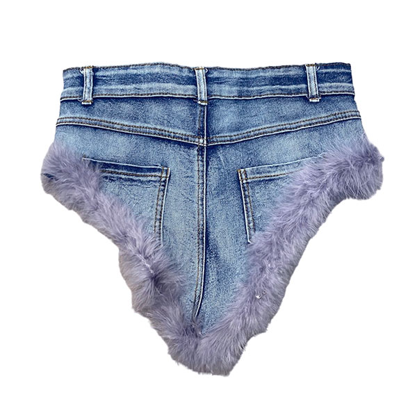 TRIM FUR SHORTS