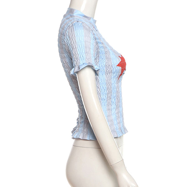 SPORTS SHIRRING TOP