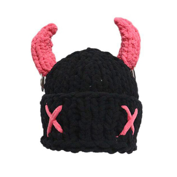 DEVIL HORN KNIT CAP