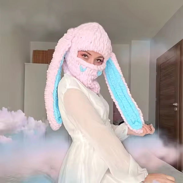 RABBIT EARS MUSK KNIT CAP