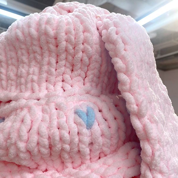 RABBIT EARS MUSK KNIT CAP