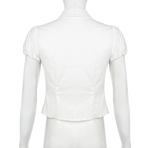 GATHER SLEEVE SHIRT