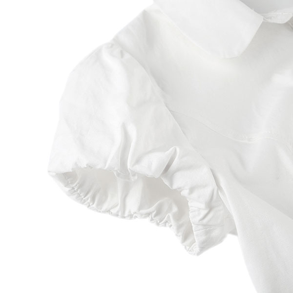 GATHER SLEEVE SHIRT