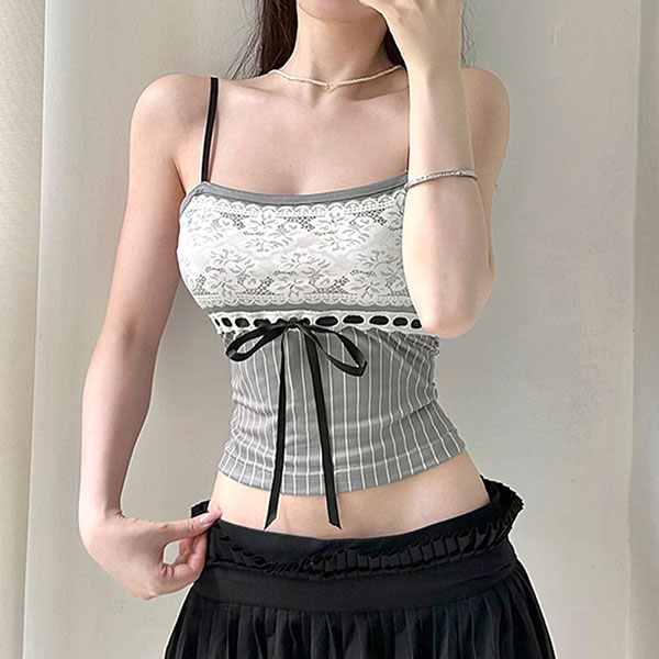 LACE RIBBON CAMISOLE