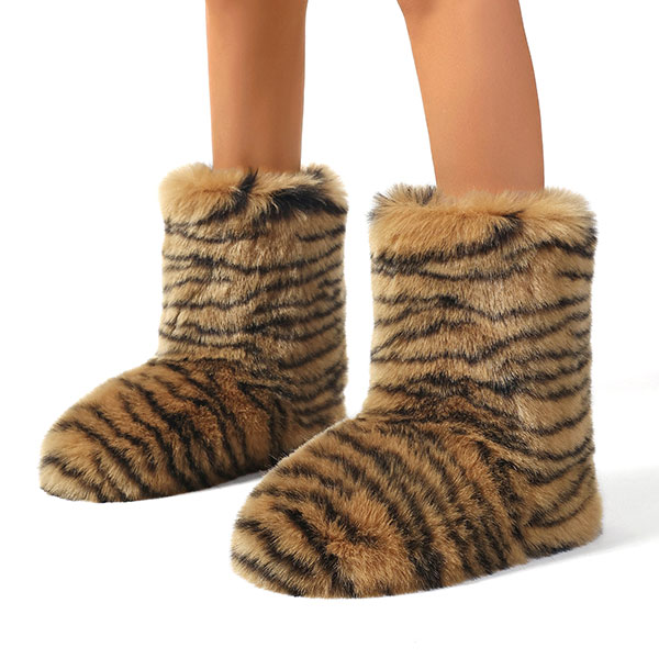 ANIMAL FUR BOOTS