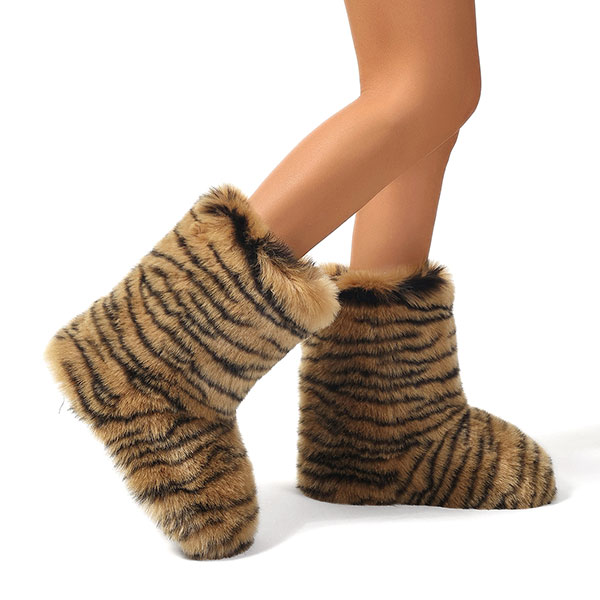 ANIMAL FUR BOOTS
