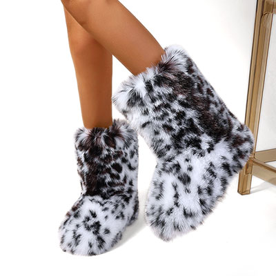 ANIMAL FUR BOOTS