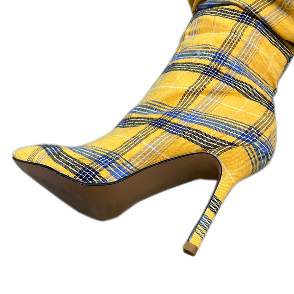 CHECK LOOSE BOOTS