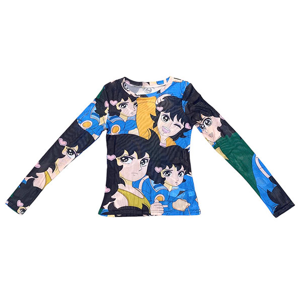 COMICS SHEER TOPS