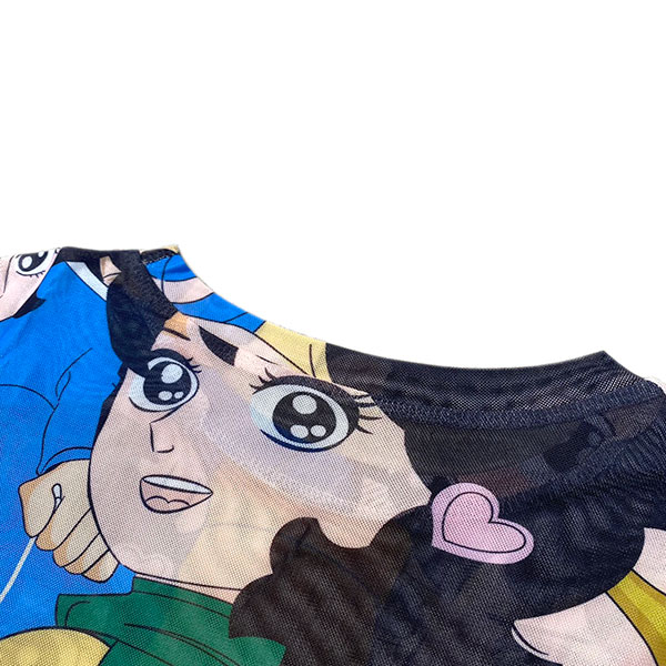 COMICS SHEER TOPS
