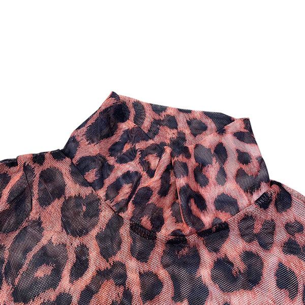 LEOPARD SHEER ONEPIECE