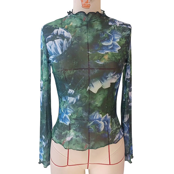 FLORAL SHEER TOPS