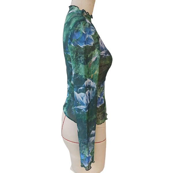 FLORAL SHEER TOPS
