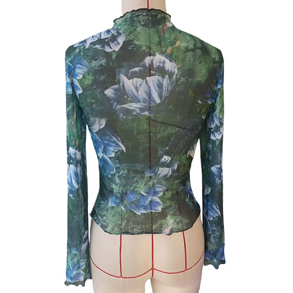 FLORAL SHEER TOPS