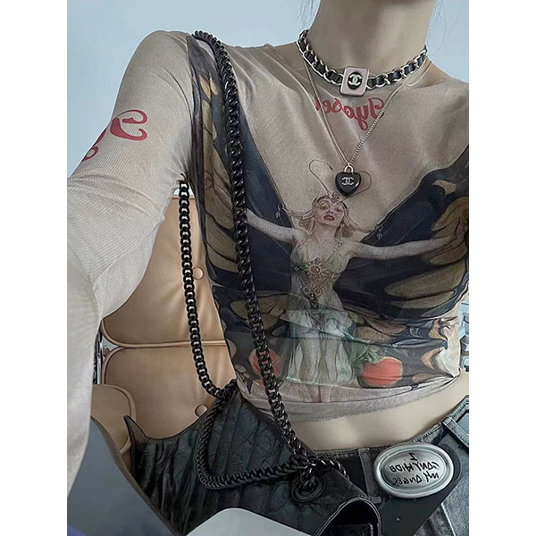 BUTTERFLY SHEER TOPS
