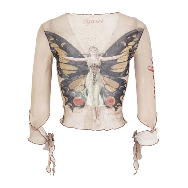 BUTTERFLY SHEER TOPS