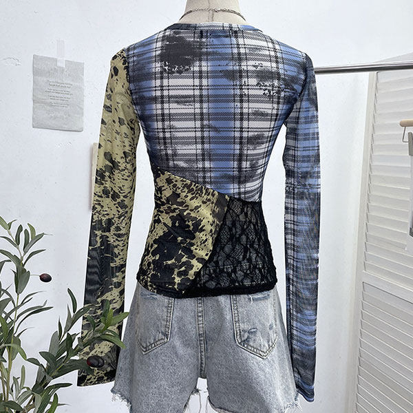 CRAZY ALL OVER L/S T-SHIRT