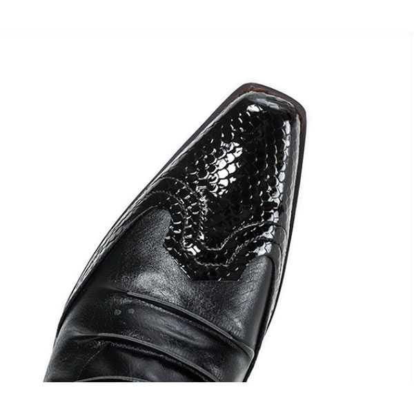 RIVET BELT WESTERN BOOTS