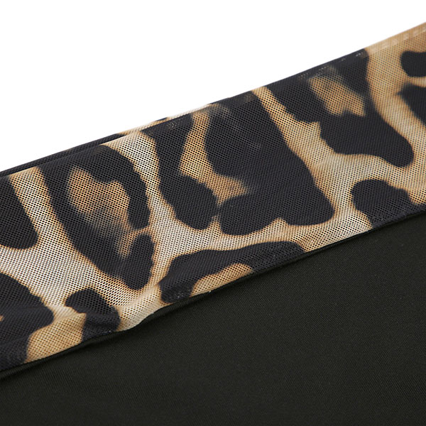 LEOPARD SHEER SKIRT