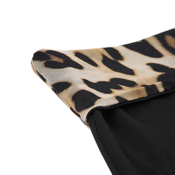 LEOPARD SHEER SKIRT
