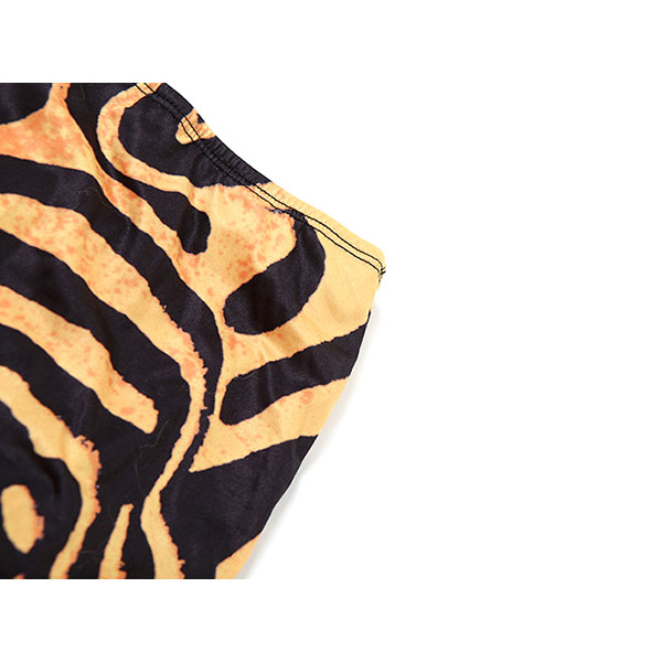 TRIM FUR LEOPARD SKIRT