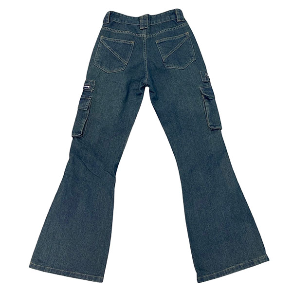 DENIM CARGO PANTS