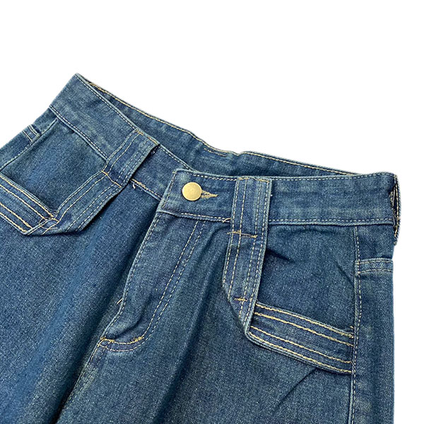 DENIM CARGO PANTS