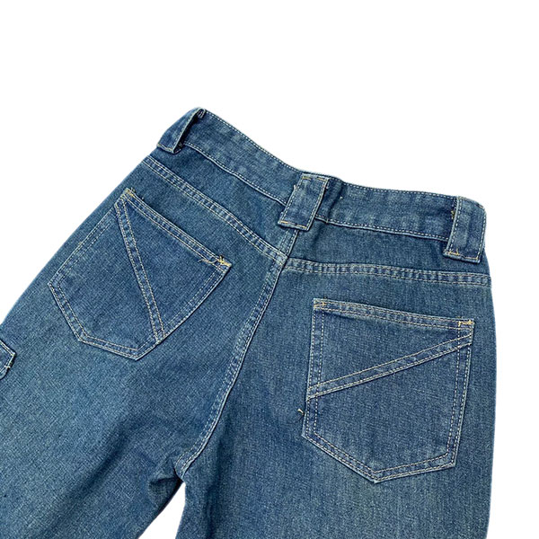 DENIM CARGO PANTS
