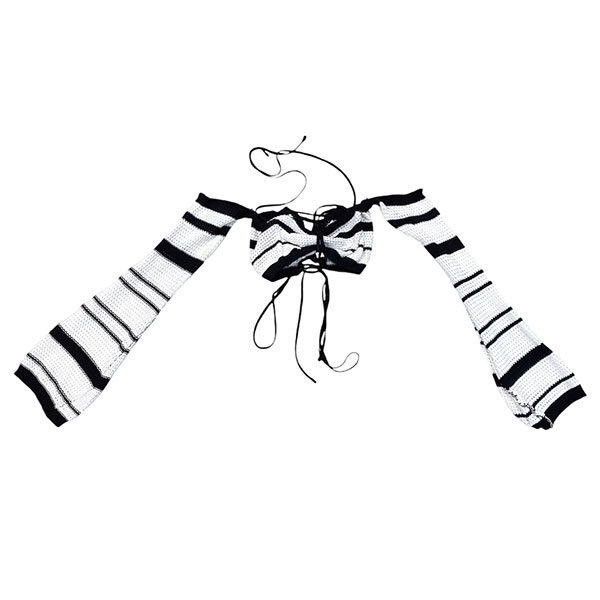 BORDER KNIT TWO PIECE