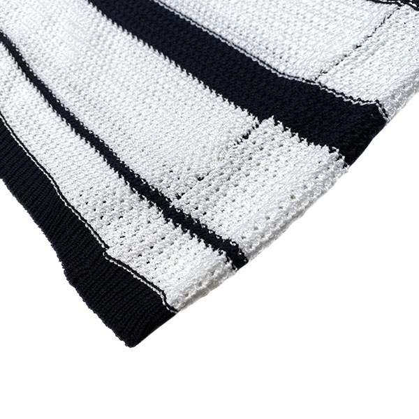 BORDER KNIT TWO PIECE