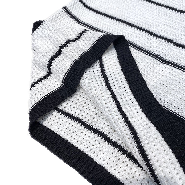 BORDER KNIT TWO PIECE