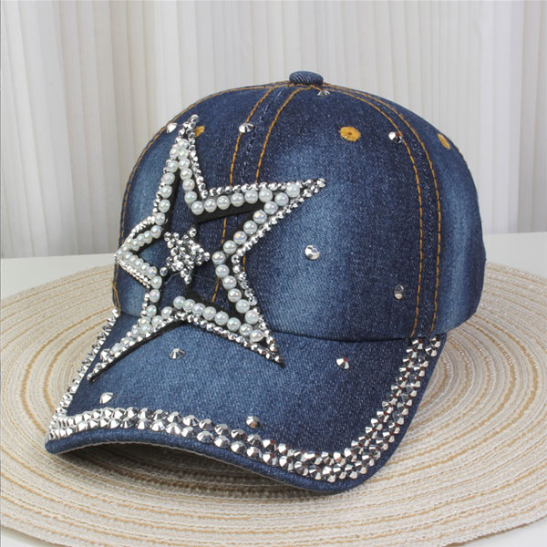 STAR RIVET DENIM CAP